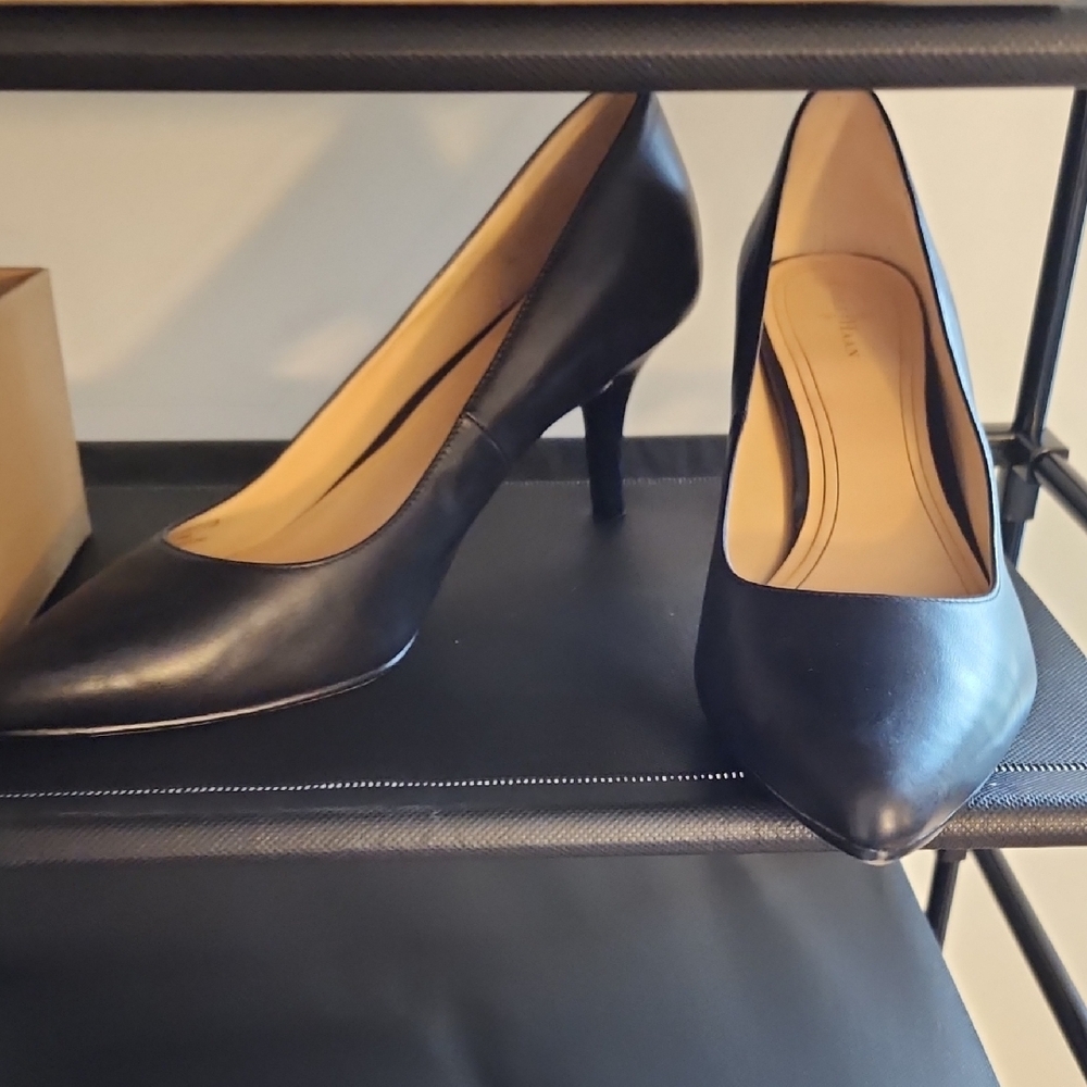 Cole Haan Black Leather Heels